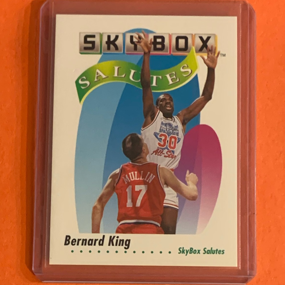 Bernard King #573 [SkyBox Salutes] 1991-92 Skybox Basketball Trading Card